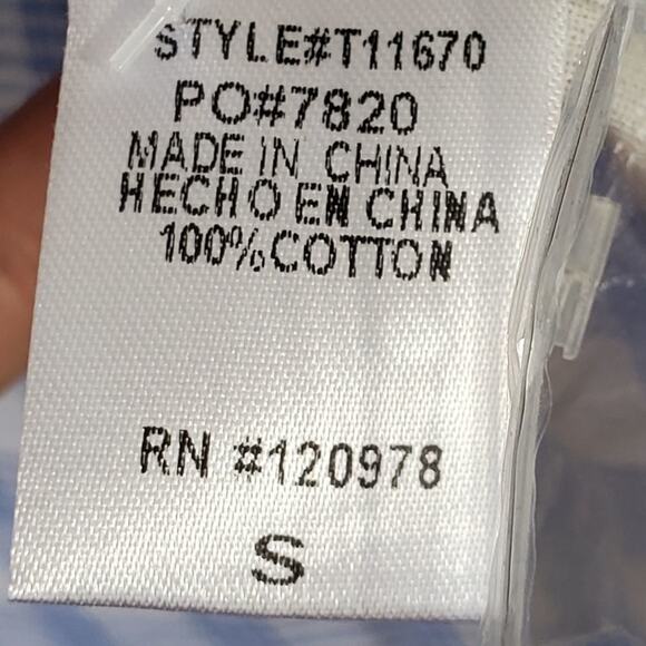 EVELYN TASSLE plaid tank top size small‎ - Picture 4 of 6